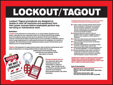 Lockout/Tagout Awareness Training .